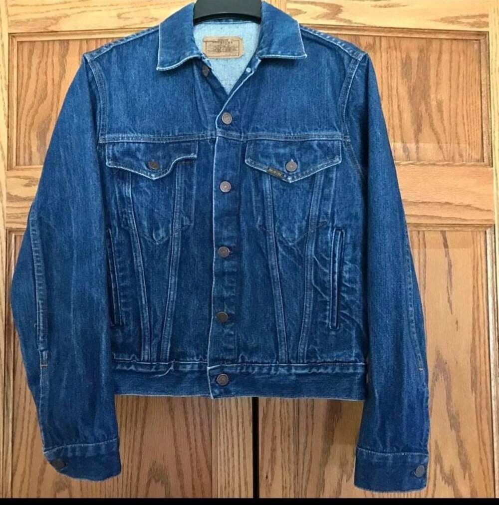 Vintage Sears Roebucks Denim Trucker Jacket Made in USA late’s 60’s early 70’s.